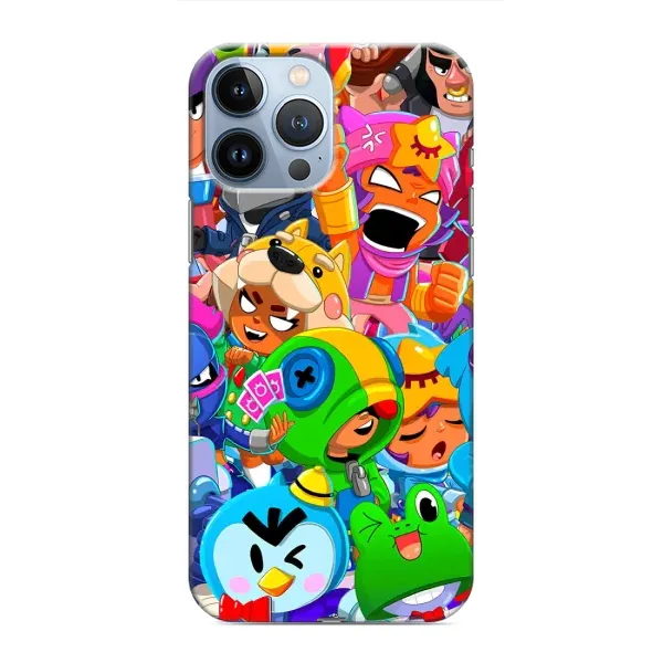 Чехол с рисунком «Brawl-Stars» для iPhone 13 Pro Max Чехол с рисунком «Brawl-Stars» для iPhone 13 Pro Max