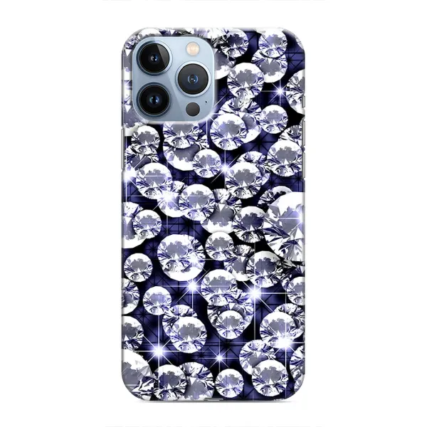 Чехол с рисунком «Бриллианты» для iPhone 13 Pro Max Чехол с рисунком «Бриллианты» для iPhone 13 Pro Max
