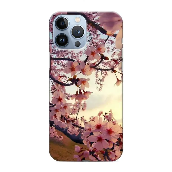Чехол с рисунком «Цветущая сакура» для iPhone 13 Pro Max Чехол с рисунком «Цветущая сакура» для iPhone 13 Pro Max