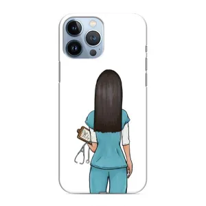 Силиконовый бампер (Работники) на iPhone 13 Pro Max (Доктор)