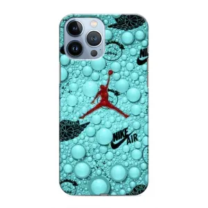 Силіконовый Чохол Nike Air Jordan на Айфон 13 Про Макс (Джордан Найк)