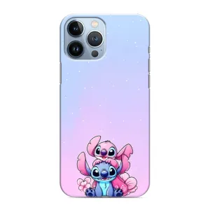 Чохол з малюнком Стіч для iPhone 13 Pro Max (Ейнджел і Стіч)