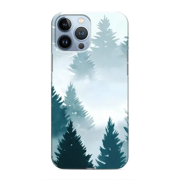 Чехол с рисунком «Горный лес» для iPhone 13 Pro Max Чехол с рисунком «Горный лес» для iPhone 13 Pro Max