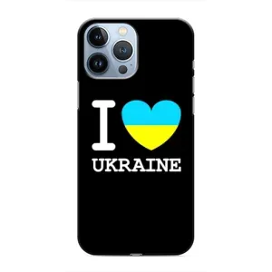 Чехол с рисунком «I Love Ukraine» для iPhone 13 Pro Max