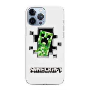 Чохли для iPhone 13 Pro Max (Персонажі МайнКрафт) (Кріпер)