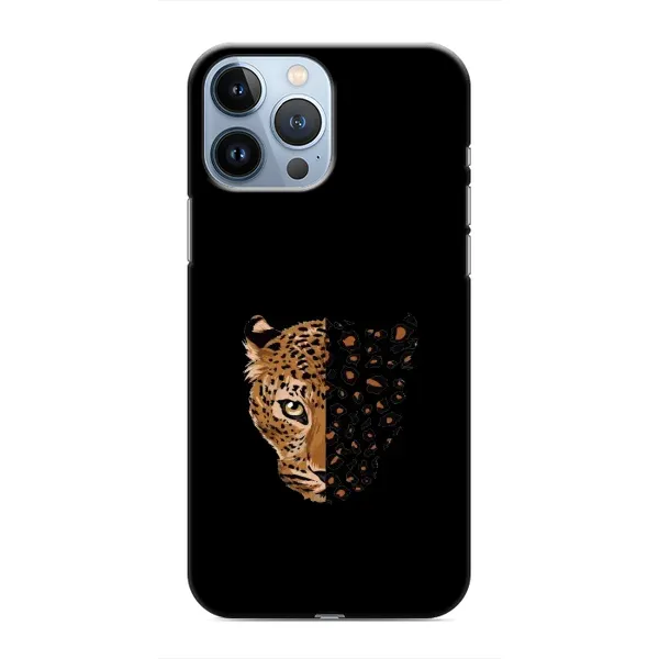 Чехол с рисунком «Леопард на черном» для iPhone 13 Pro Max Чехол с рисунком «Леопард на черном» для iPhone 13 Pro Max