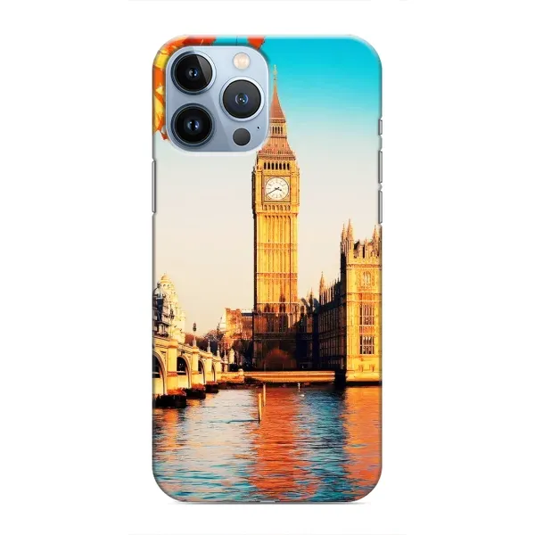 Чехол с рисунком «Летний Лондон» для iPhone 13 Pro Max Чехол с рисунком «Летний Лондон» для iPhone 13 Pro Max