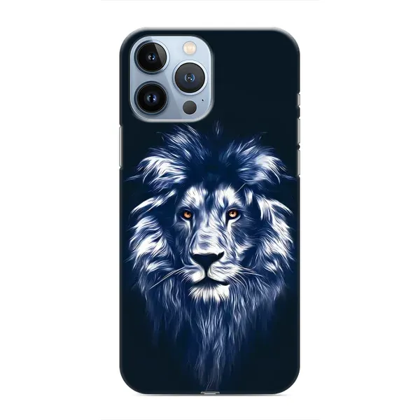 Чехол с рисунком «Лев - синий» для iPhone 13 Pro Max Чехол с рисунком «Лев - синий» для iPhone 13 Pro Max