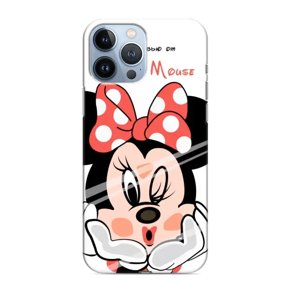 Чехол с рисунком «Minni Mouse» для iPhone 13 Pro Max Чехол с рисунком «Minni Mouse» для iPhone 13 Pro Max