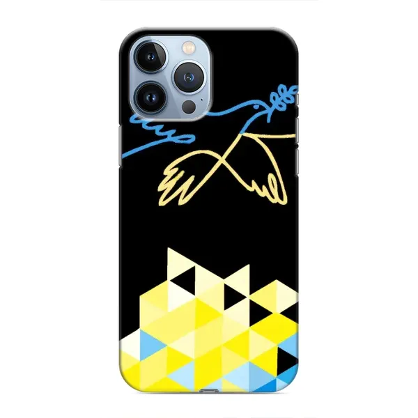 Чехол с рисунком «Мир для Украины» для iPhone 13 Pro Max