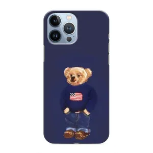 Чехлы Мишка Тедди для Айфон 13 Про Макс (Мишка USA)