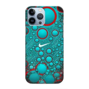 Силіконовый Чохол на iPhone 13 Pro Max з картинкою НАЙК (Найк зелений)