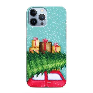 Чехол Новогодняя Елка на iPhone 13 Pro Max (Новогодние подарки)