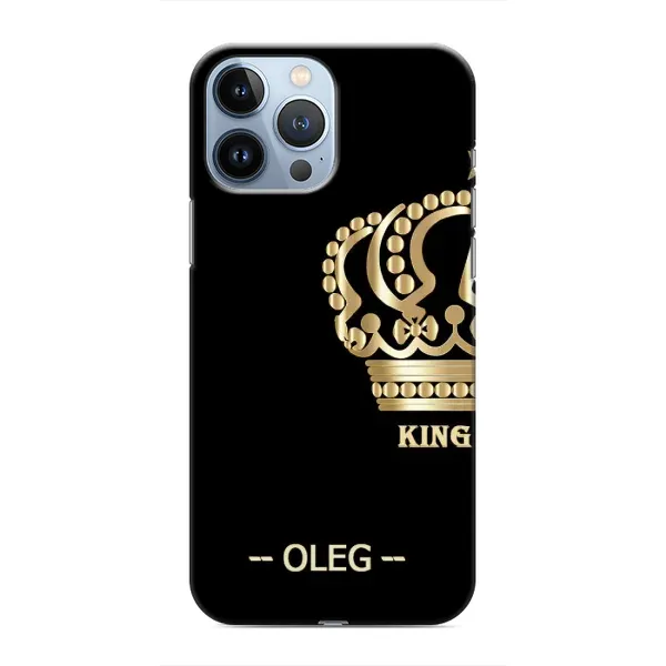Чехол с рисунком «OLEG» для iPhone 13 Pro Max