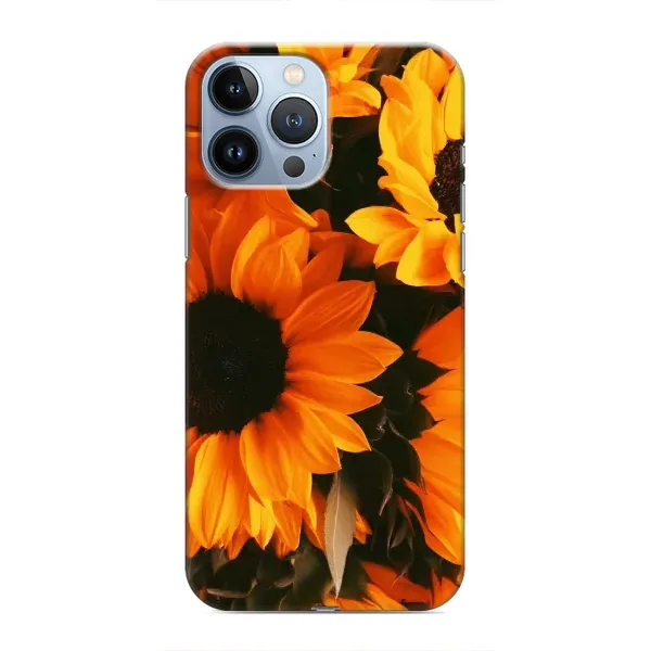 Чехол с рисунком «подсолнухи» для iPhone 13 Pro Max Чехол с рисунком «подсолнухи» для iPhone 13 Pro Max