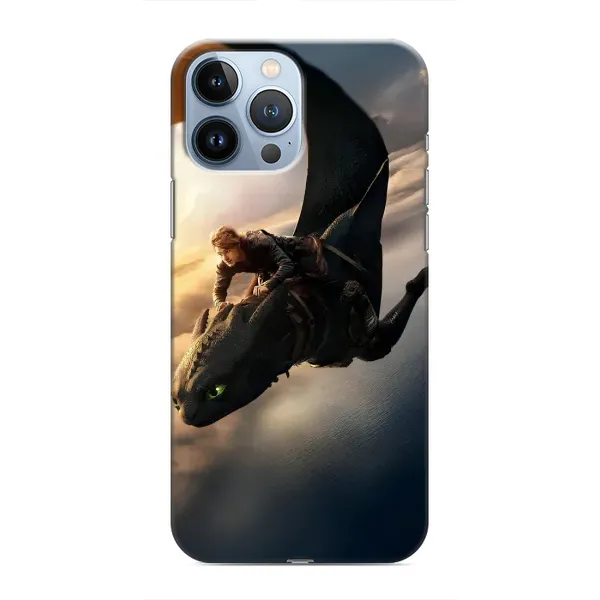 Чехол с рисунком «Полет Беззубика» для iPhone 13 Pro Max Чехол с рисунком «Полет Беззубика» для iPhone 13 Pro Max