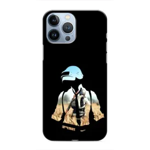 Чохол з картинкою "Герой Pubg" на iPhone 13 Pro Max (Пубг мен)