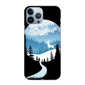 Силіконовий бампер на різдво для iPhone 13 Pro Max (Різдвяний Олень)