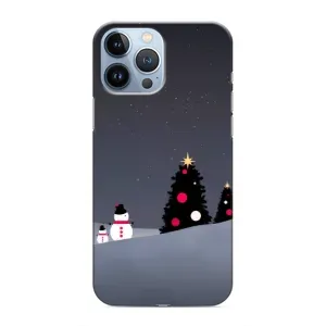 Чехлы на Новый Год iPhone 13 Pro Max (Снеговички)
