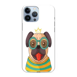 Бампер для iPhone 13 Pro Max с картинкой "Песики" (Собака Король)