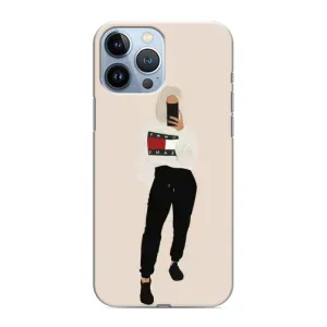 Силиконовый Чехол на iPhone 13 Pro Max с картинкой Стильных Девушек (Стильная)
