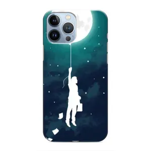 Чехол (ТПУ) с планетами на iPhone 13 Pro Max (To The moon)