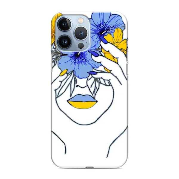 Чехол с рисунком «Украинка на всю голову» для iPhone 13 Pro Max