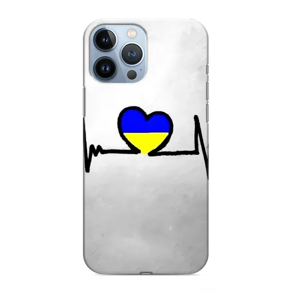 Чохол з малюнком «Українська кардіограма» для iPhone 13 Pro Max Чохол з малюнком «Українська кардіограма» для iPhone 13 Pro Max