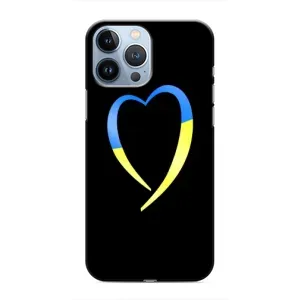 Силиконовый Чехол на iPhone 13 Pro Max (Я-Украина) (Украинское сердце)