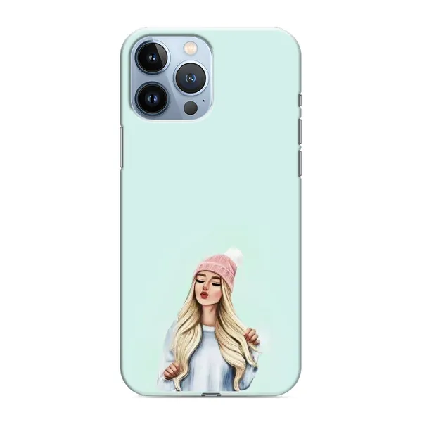 Чехол с рисунком «В шапке» для iPhone 13 Pro Max Чехол с рисунком «В шапке» для iPhone 13 Pro Max