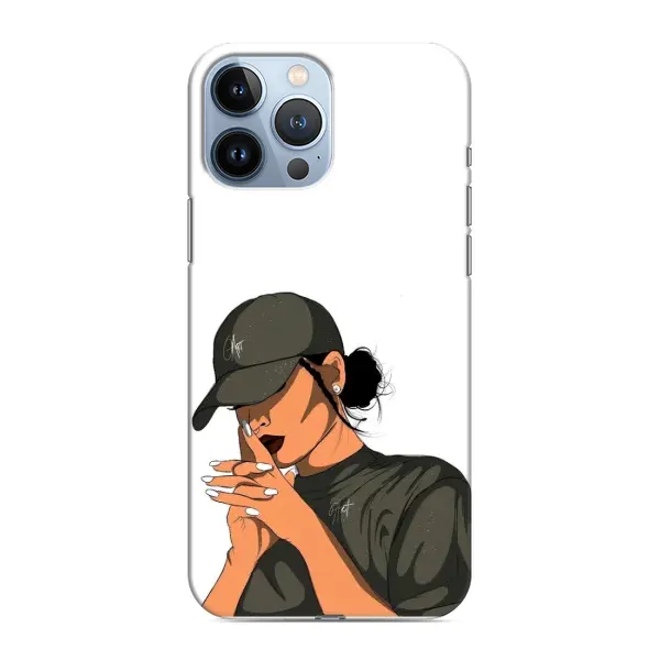 Чехол с рисунком «В зеленом» для iPhone 13 Pro Max Чехол с рисунком «В зеленом» для iPhone 13 Pro Max