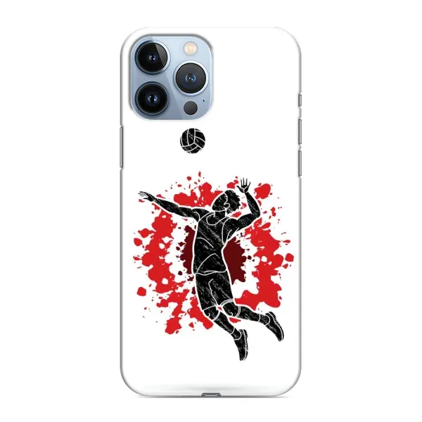 Чехол с рисунком «Волейболист» для iPhone 13 Pro Max Чехол с рисунком «Волейболист» для iPhone 13 Pro Max