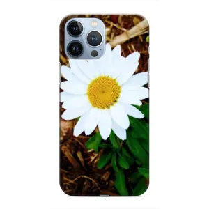 Чехол с ромашками на iPhone 13 Pro (Белая ромашка)