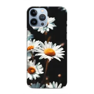 Чехол с ромашками на iPhone 13 Pro (Белые ромашки)