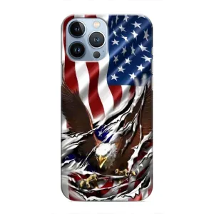 Чехол с рисунком «Флаг USA» для iPhone 13 Pro