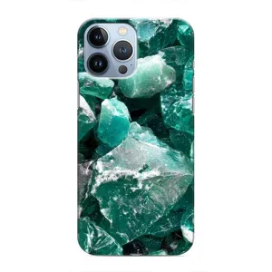 Чохол (Дорого-богато) на iPhone 13 Pro (Смарагд)