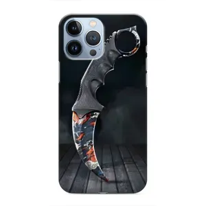 Чехол с рисунком «Кинжал КС ГО» для iPhone 13 Pro