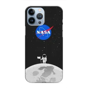 Силіконовый бампер з принтом "Наса" на iPhone 13 Pro (Космонавт NASA)