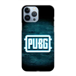 Чехол (TPU) с картинкой "Лого Пабг" на Айфон 13 Про (Лого PUBG)