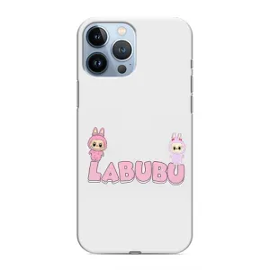 Чохол з принтом Лабубу для iPhone 13 Pro (Логотип Лабубу)