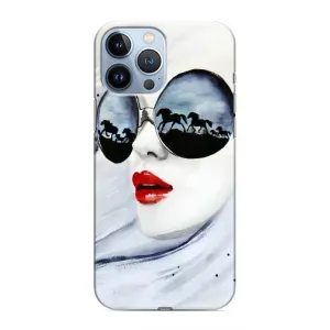 Чохол з картинкою Модні Дівчата iPhone 13 Pro (Любителька коней)