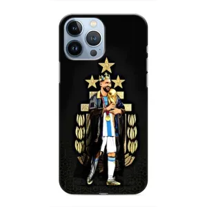 Чехлы Лео Месси Аргентина для iPhone 13 Pro (Месси король)