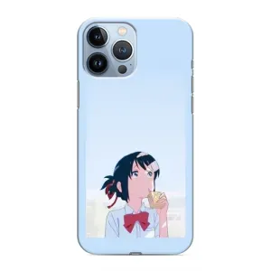 Чехол с персонажами АНИМЕ на iPhone 13 Pro (Мицуха)
