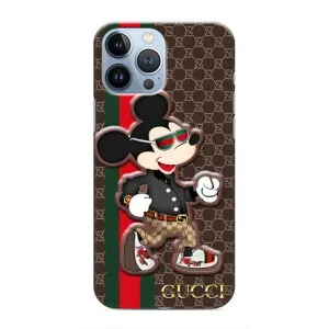 Чехлы Бренд GUCCI для iPhone 13 Pro (Маус Гуччи)