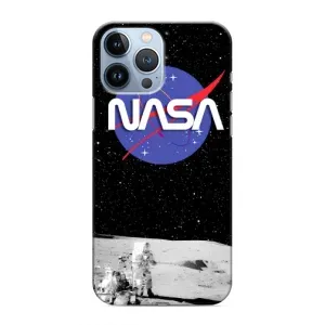 Силіконовый бампер з принтом "Наса" на iPhone 13 Pro (Nasa на місяці)