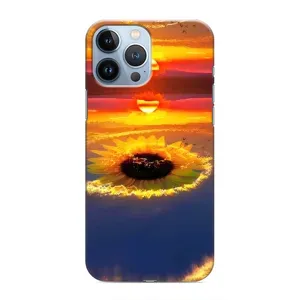 Чехлы с картинкой Подсолнухов для Айфон 13 Про (Небо подсолнух)
