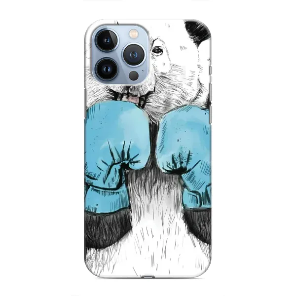Чехол с рисунком «Панда боксер» для iPhone 13 Pro Чехол с рисунком «Панда боксер» для iPhone 13 Pro