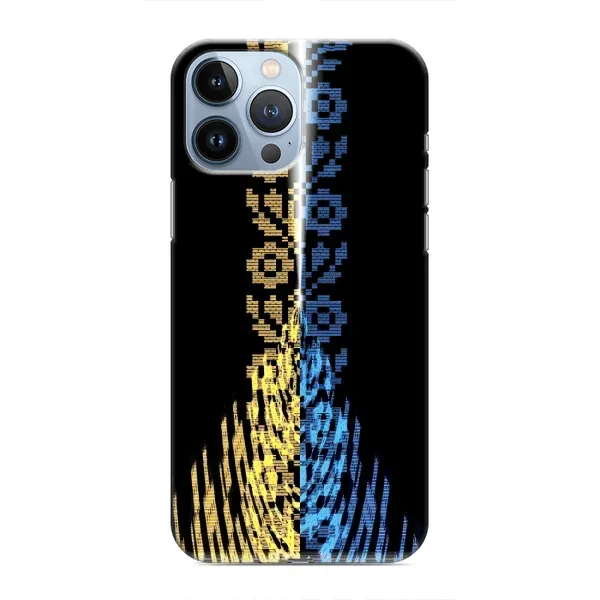 Чехол с рисунком «Патриотическая вышиванка» для iPhone 13 Pro Чехол с рисунком «Патриотическая вышиванка» для iPhone 13 Pro