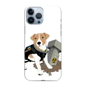 Чохол з принтом Песика Патрон для iPhone 13 Pro (Пес Патрон з ракетою)