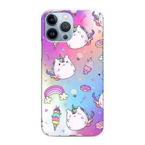Чехол с рисунком «Радуга и Единорог» для iPhone 13 Pro